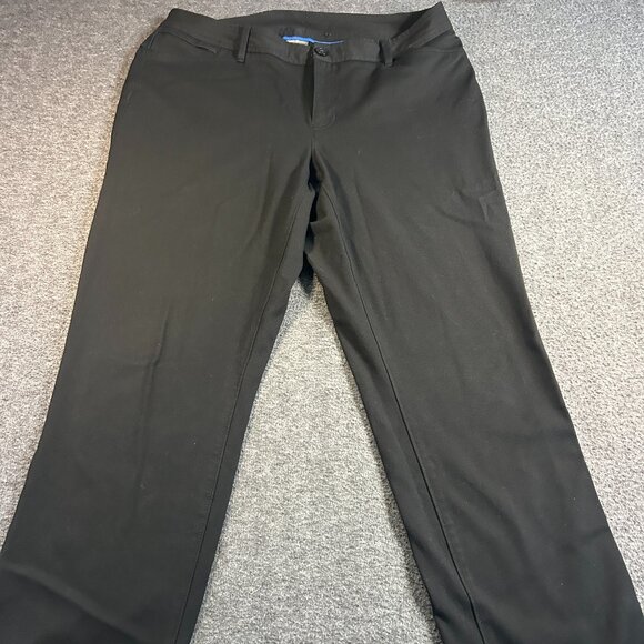 Eddie‎ Bauer Women's Slacks pants 12 Black Career - Picture 1 of 13